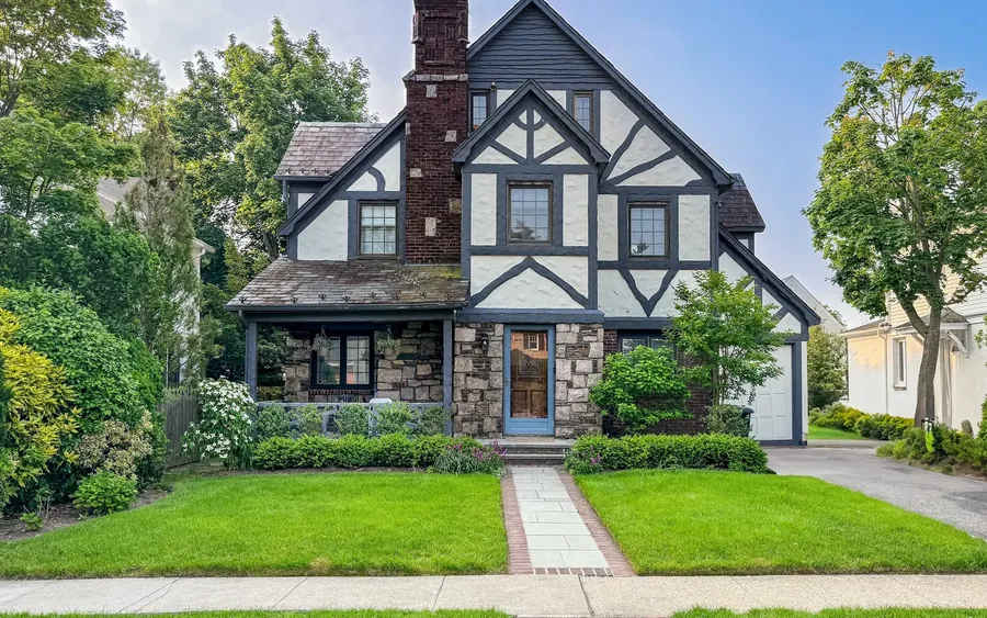 The listed Tudor as the camera presents it: one clear day, one flattering angle